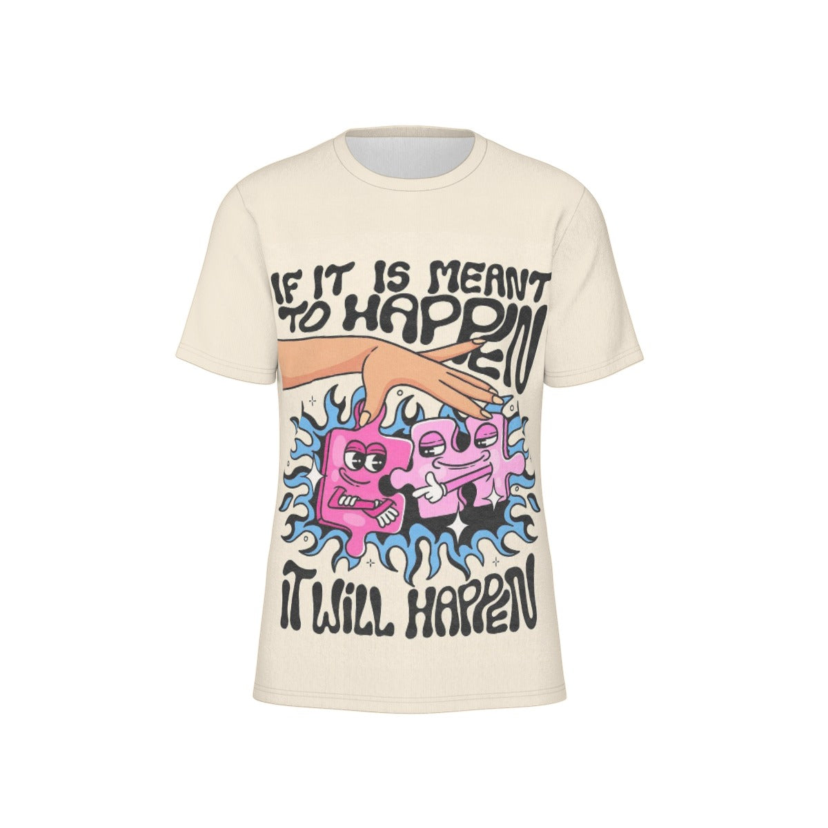 All-Over Print Men's O-Neck T-Shirt | 190GSM Cotton