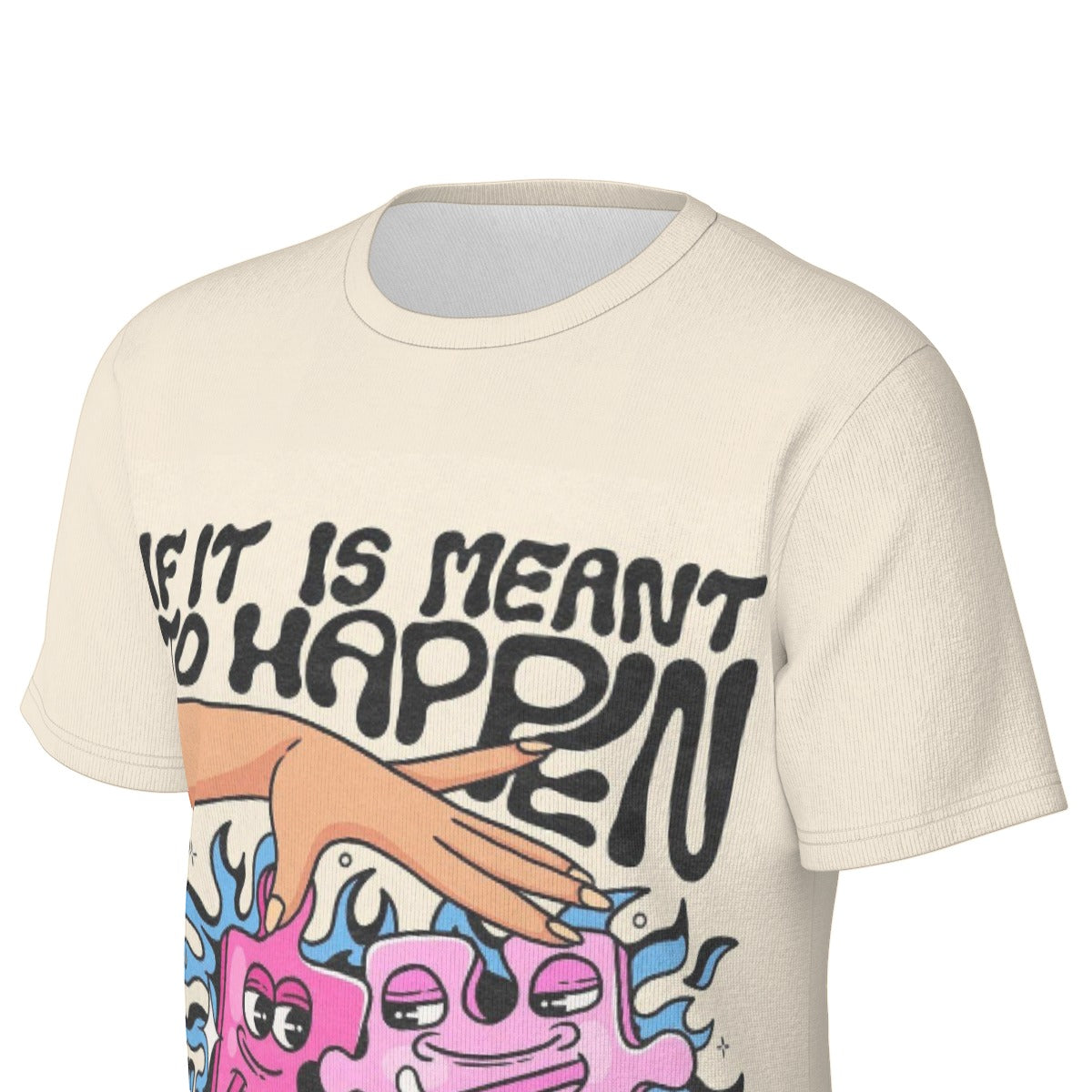 All-Over Print Men's O-Neck T-Shirt | 190GSM Cotton