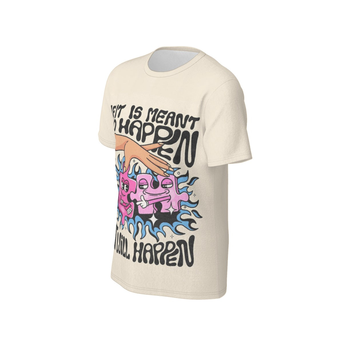All-Over Print Men's O-Neck T-Shirt | 190GSM Cotton