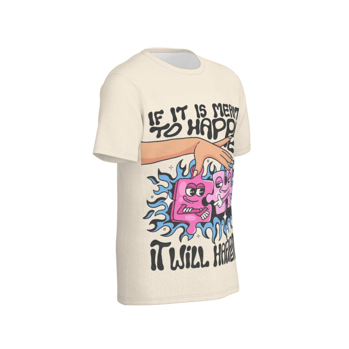 All-Over Print Men's O-Neck T-Shirt | 190GSM Cotton